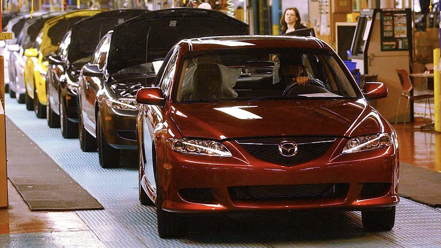 Production de la Mazda6 à Flat Rock, Michigan